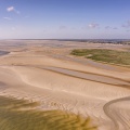 Vue aérienne de la baie de Somme