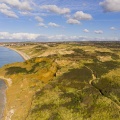 les dunes de la Slack, Ambleteuse et son fort Vauban (vue aérienne)