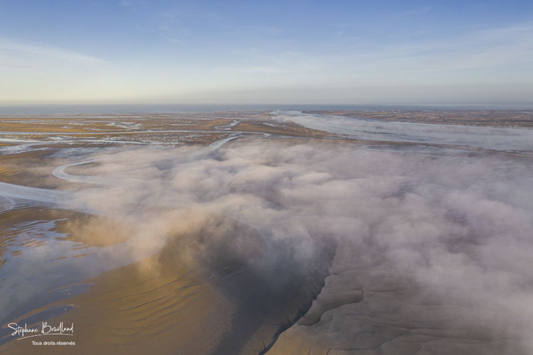 Mer de nuages sur la baie de Somme